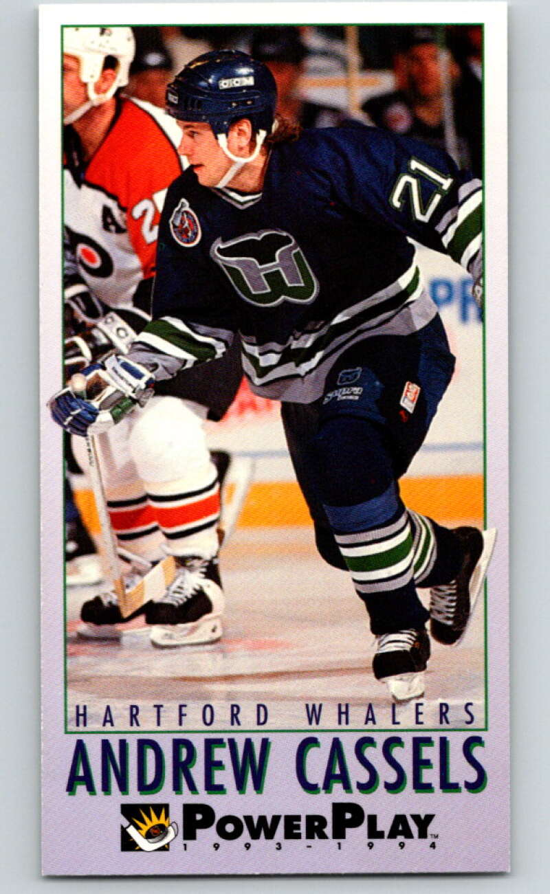 1993-94 PowerPlay #104 Andrew Cassels Hartford Whalers V77618 Image 1