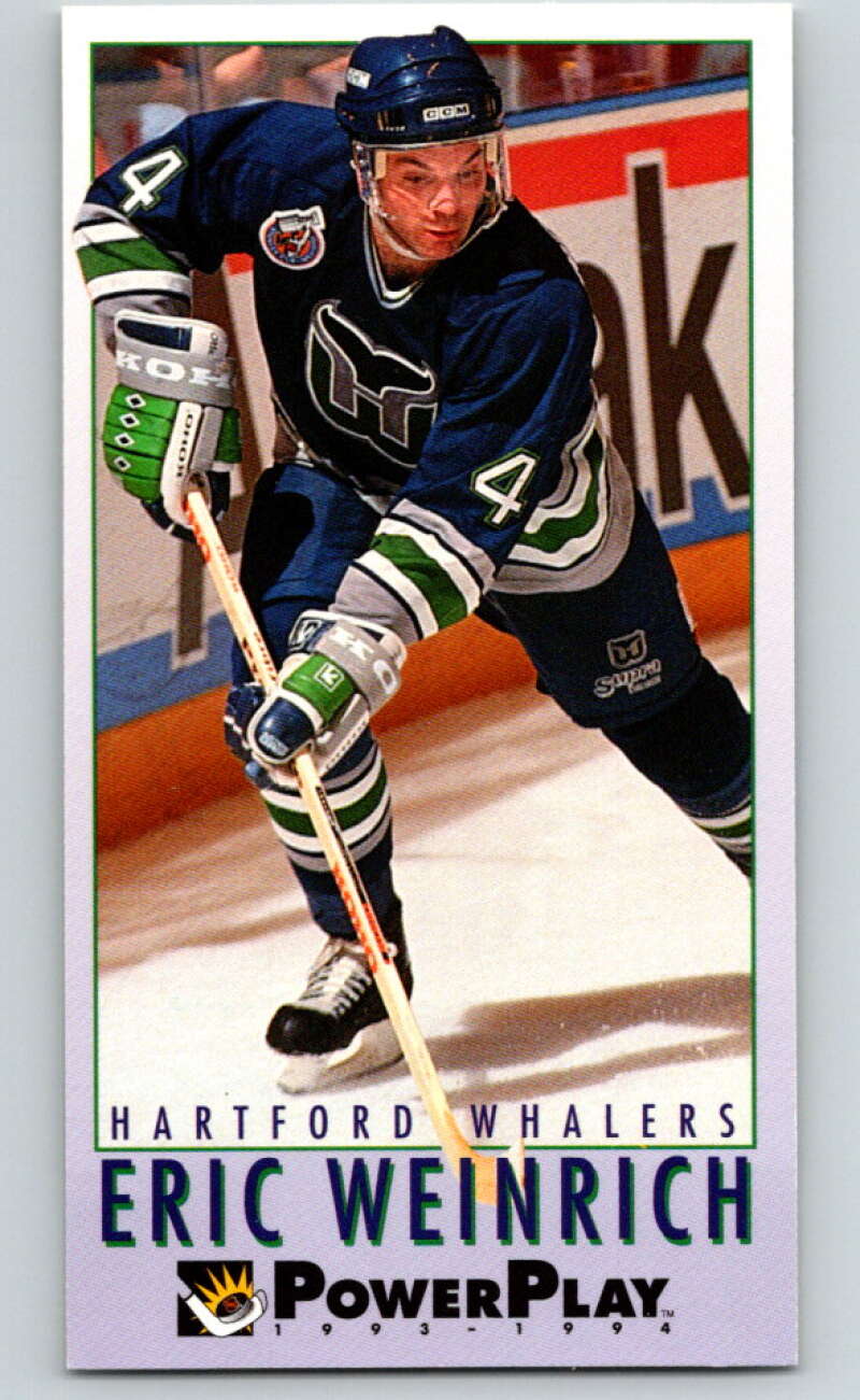 1993-94 PowerPlay #111 Eric Weinrich Hartford Whalers V77630 Image 1