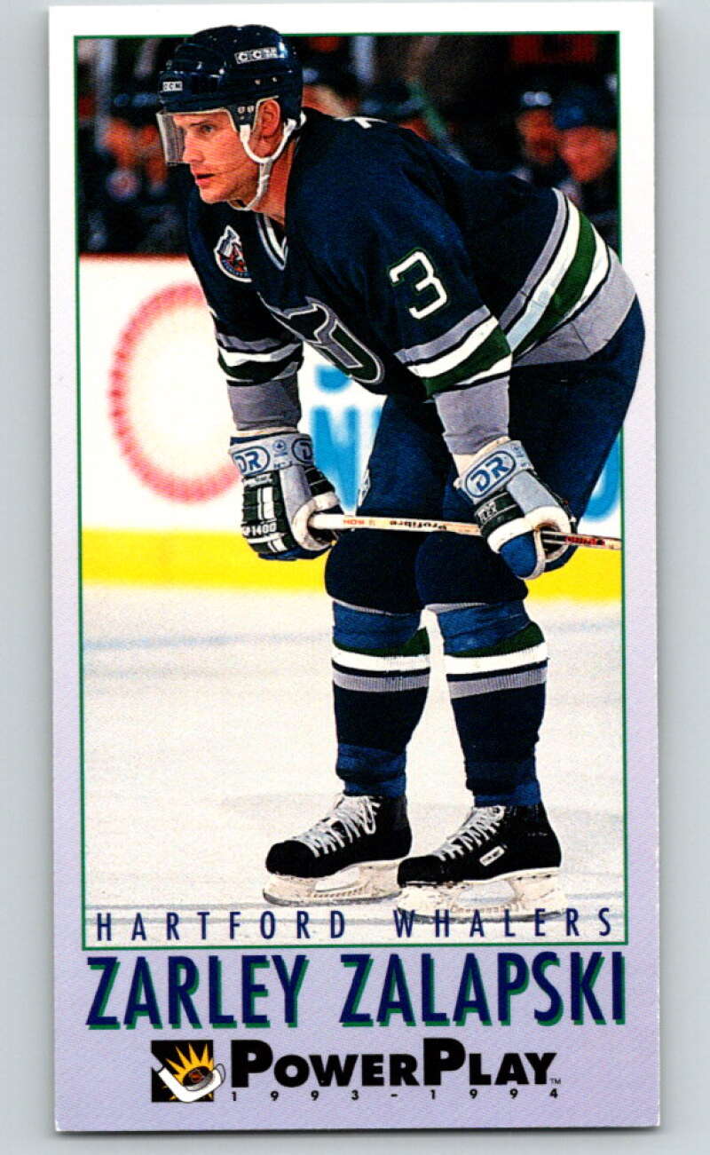 1993-94 PowerPlay #112 Zarley Zalapski Hartford Whalers V77632 Image 1