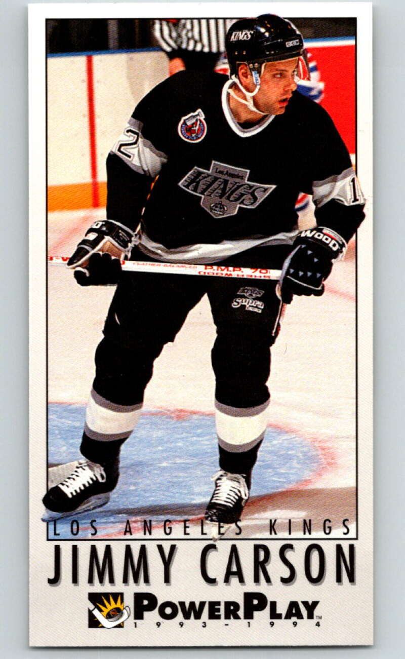 1993-94 PowerPlay #114 Jimmy Carson Los Angeles Kings V77634 Image 1