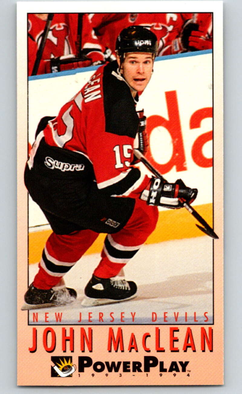 1993-94 PowerPlay #138 John MacLean New Jersey Devils V77675 Image 1