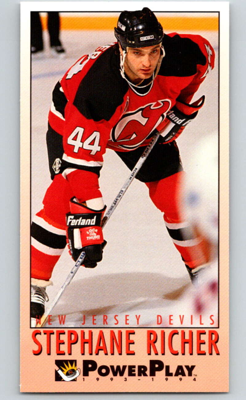 1993-94 PowerPlay #141 Stephane Richer New Jersey Devils V77681 Image 1