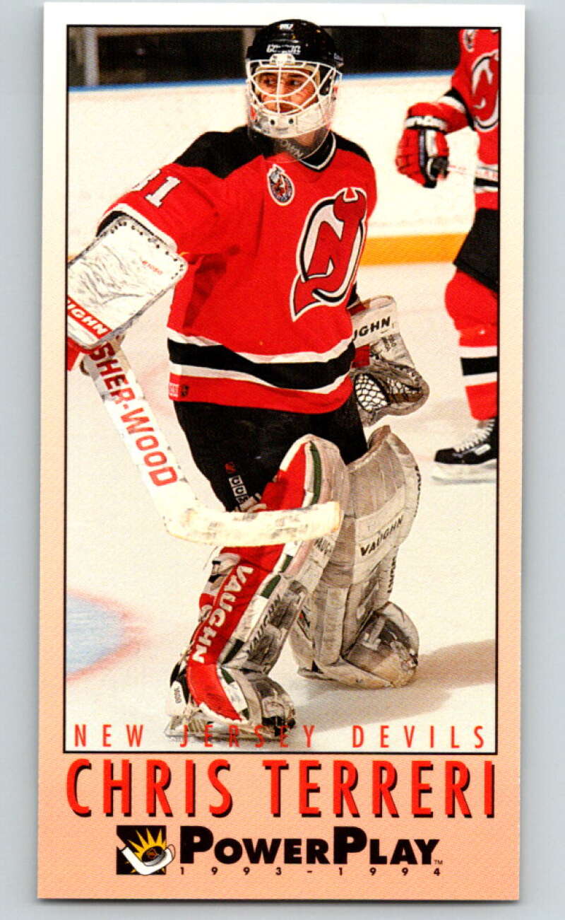 1993-94 PowerPlay #144 Chris Terreri New Jersey Devils V77687 Image 1
