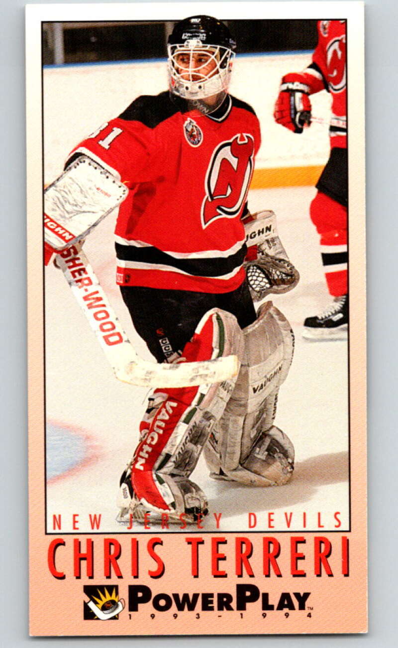 1993-94 PowerPlay #144 Chris Terreri New Jersey Devils V77688 Image 1