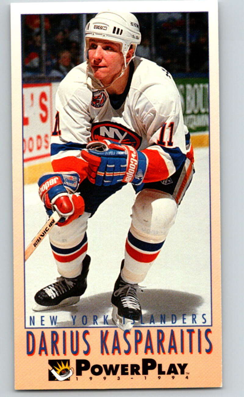 1993-94 PowerPlay #149 Darius Kasparaitis New York Islanders V77698 Image 1