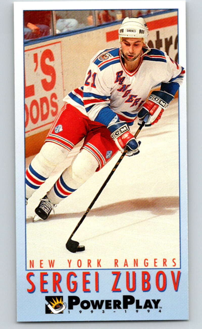 1993-94 PowerPlay #167 Sergei Zubov New York Rangers V77728 Image 1