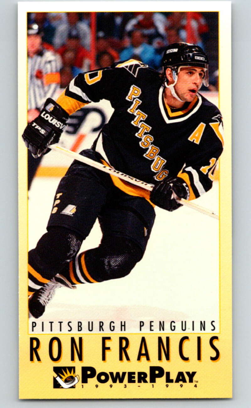 1993-94 PowerPlay #188 Ron Francis Pittsburgh Penguins V77769 Image 1