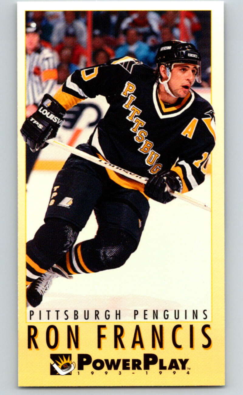 1993-94 PowerPlay #188 Ron Francis Pittsburgh Penguins V77770 Image 1
