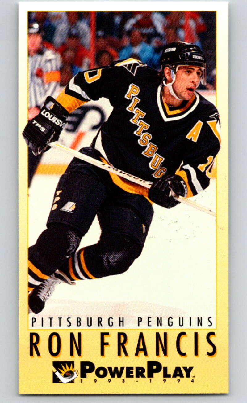 1993-94 PowerPlay #188 Ron Francis Pittsburgh Penguins V77771 Image 1