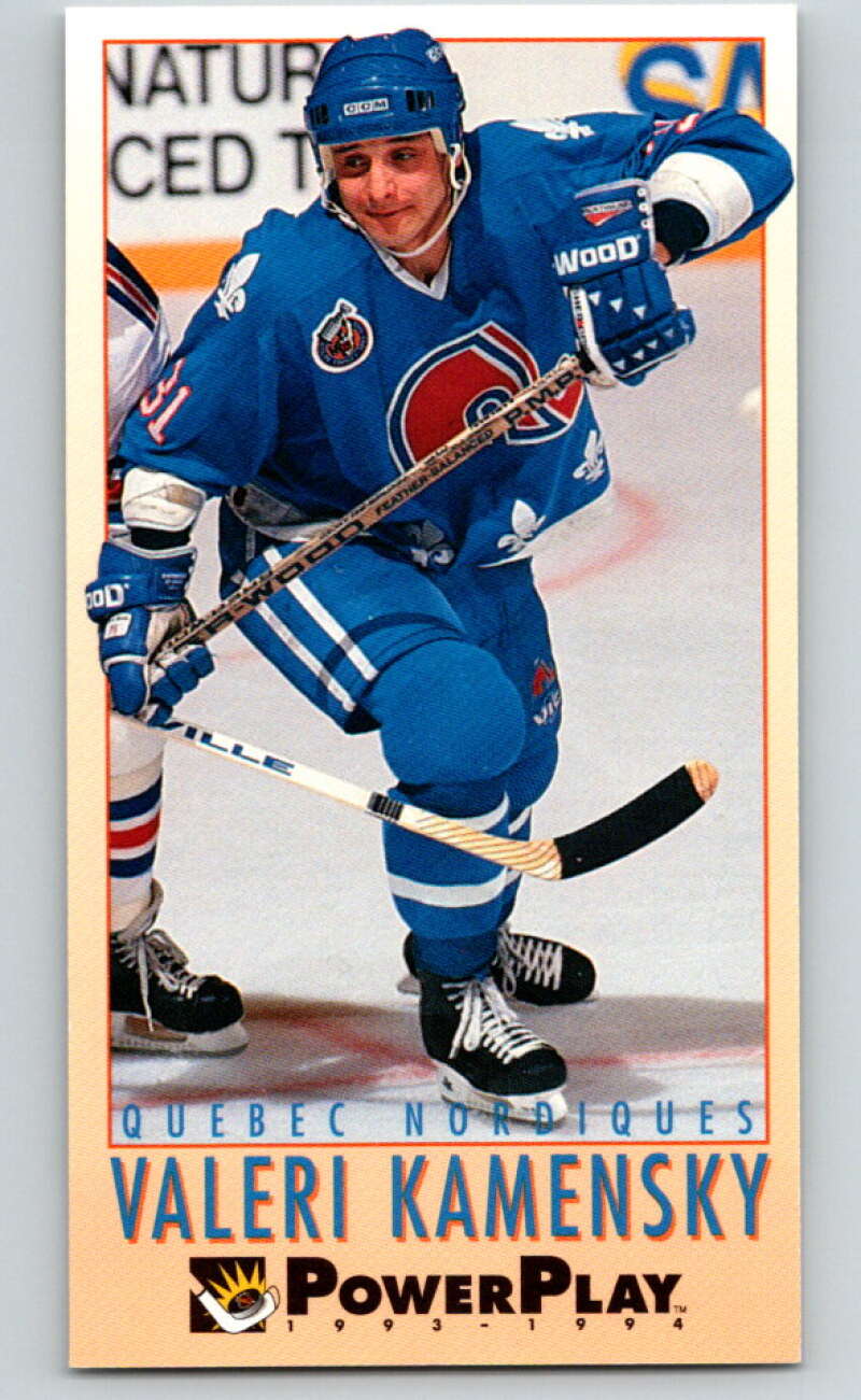 1993-94 PowerPlay #199 Valeri Kamensky Quebec Nordiques V77791 Image 1
