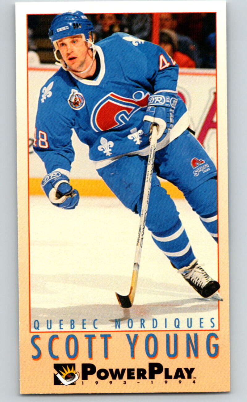 1993-94 PowerPlay #206 Scott Young Quebec Nordiques V77807 Image 1