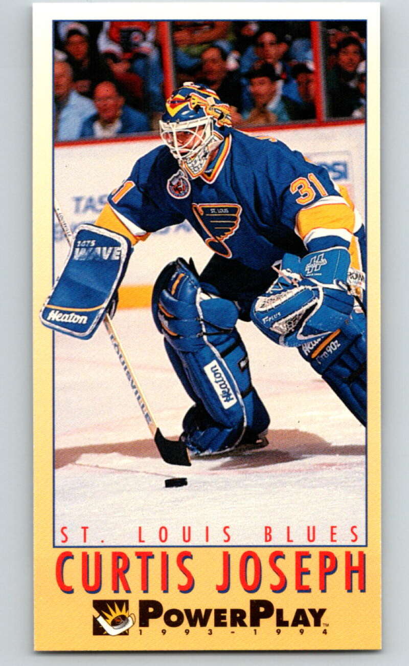 1993-94 PowerPlay #213 Curtis Joseph St. Louis Blues V77823 Image 1
