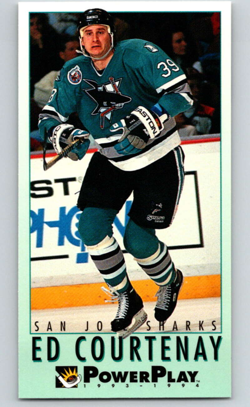 1993-94 PowerPlay #217 Ed Courtenay San Jose Sharks V77833 Image 1