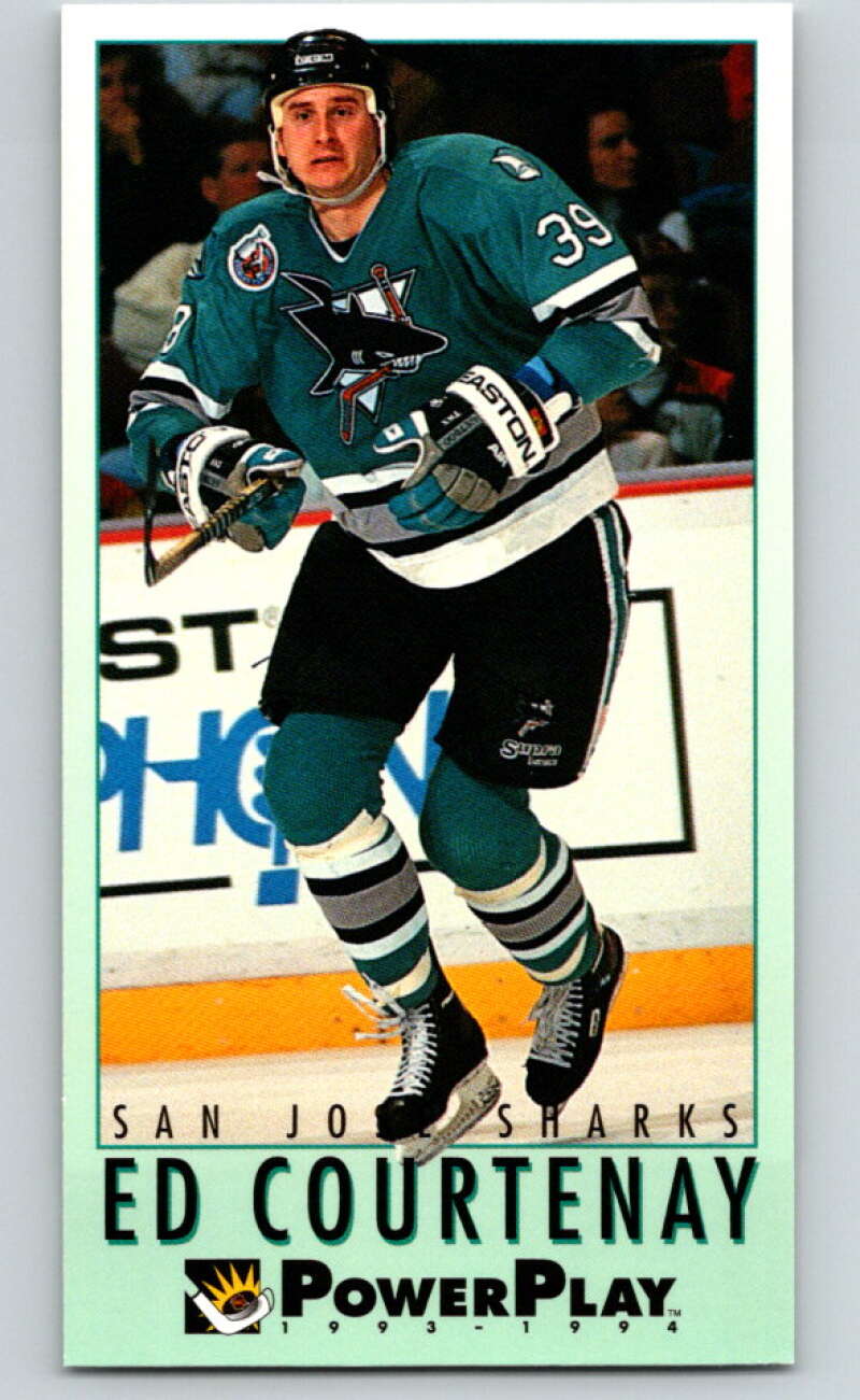 1993-94 PowerPlay #217 Ed Courtenay San Jose Sharks V77834 Image 1