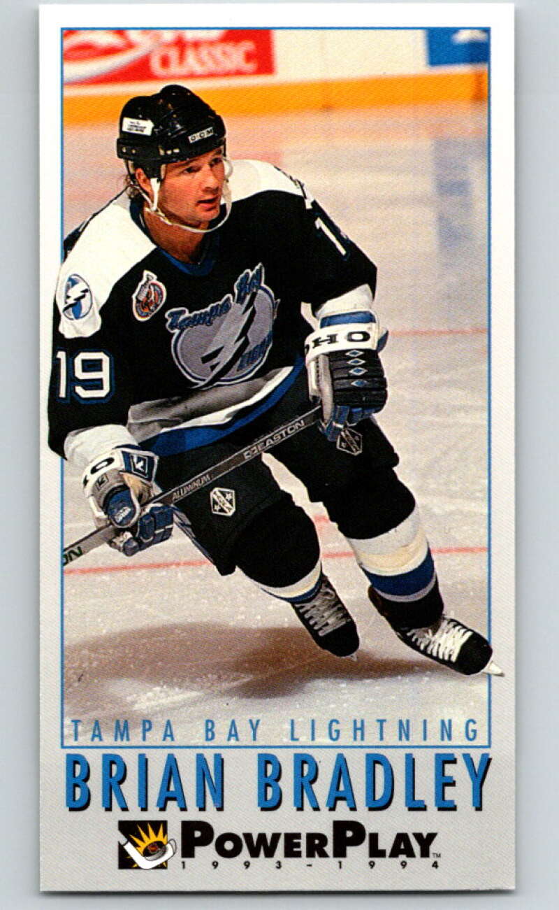 1993-94 PowerPlay #228 Brian Bradley Tampa Bay Lightning V77858 Image 1
