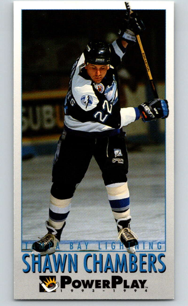 1993-94 PowerPlay #229 Shawn Chambers Tampa Bay Lightning V77861 Image 1