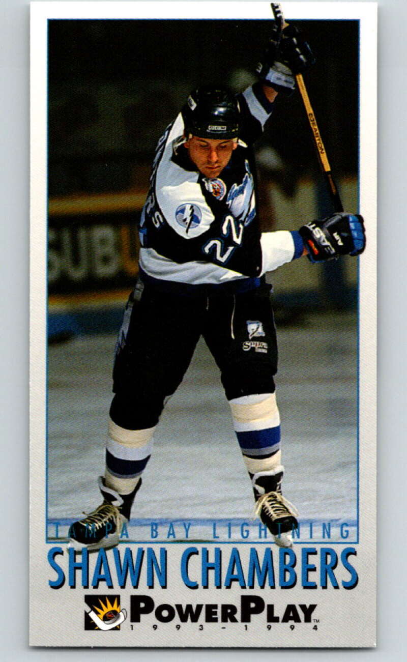 1993-94 PowerPlay #229 Shawn Chambers Tampa Bay Lightning V77862 Image 1