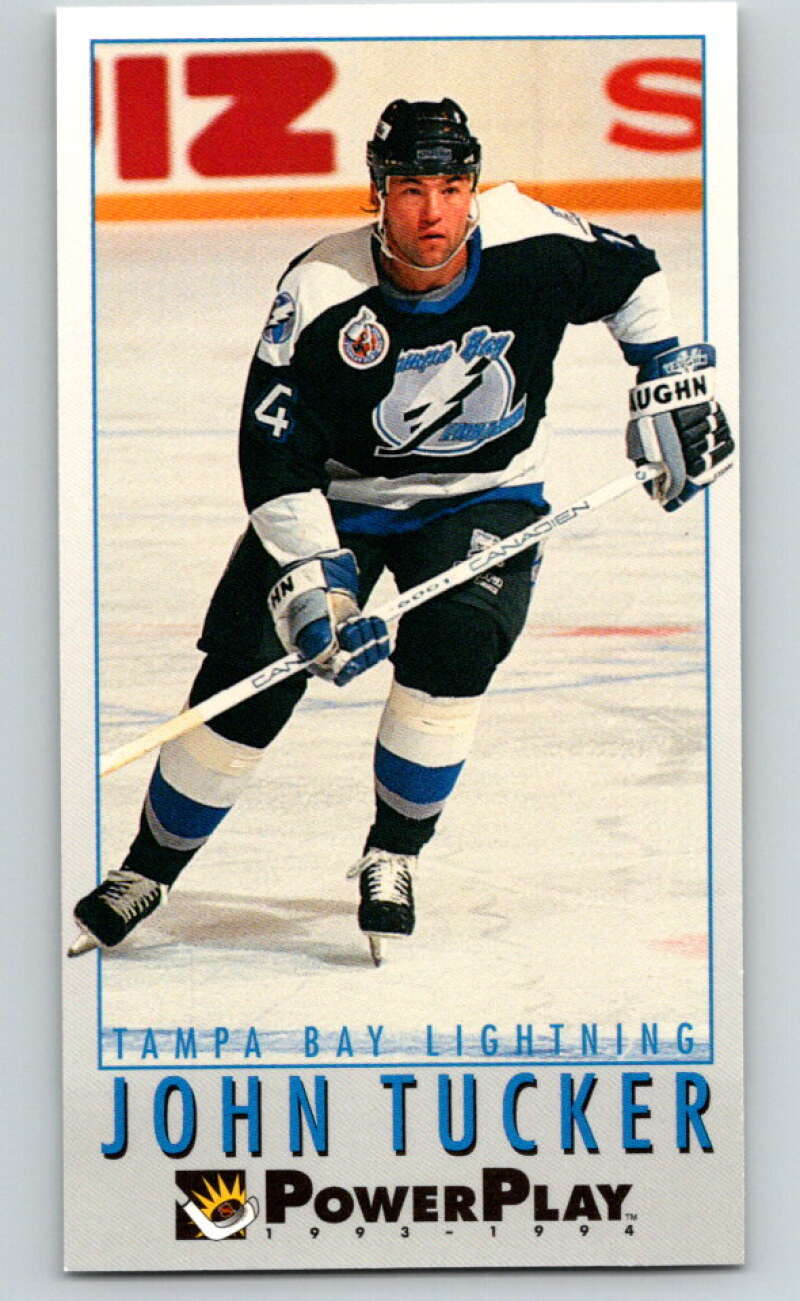 1993-94 PowerPlay #235 John Tucker Tampa Bay Lightning V77875 Image 1