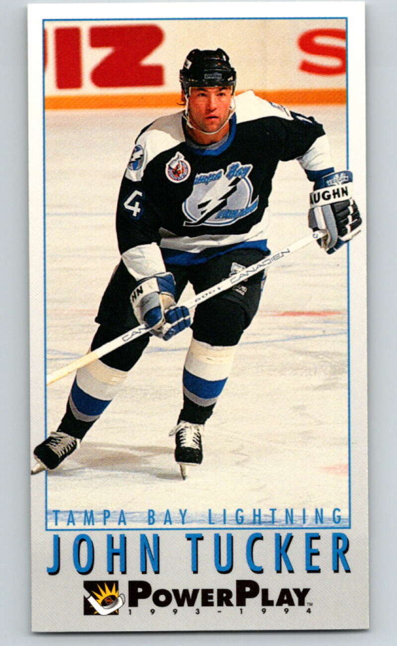 1993-94 PowerPlay #235 John Tucker Tampa Bay Lightning V77876 Image 1