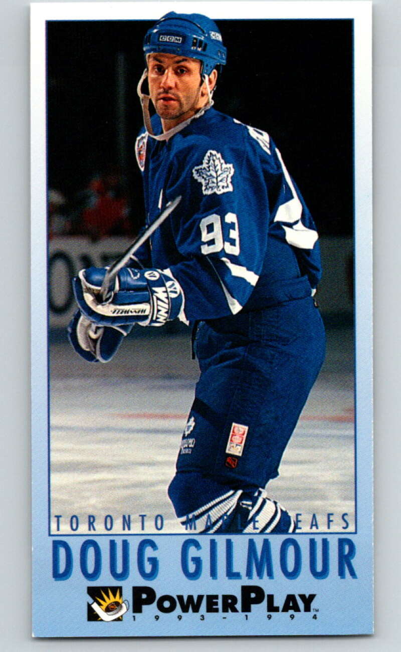1993-94 PowerPlay #244 Doug Gilmour Toronto Maple Leafs V77890 Image 1