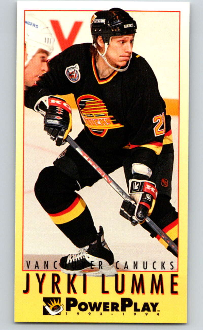 1993-94 PowerPlay #252 Jyrki Lumme Vancouver Canucks V77910 Image 1