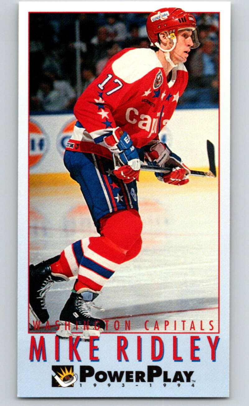 1993-94 PowerPlay #266 Mike Ridley Washington Capitals V77943 Image 1