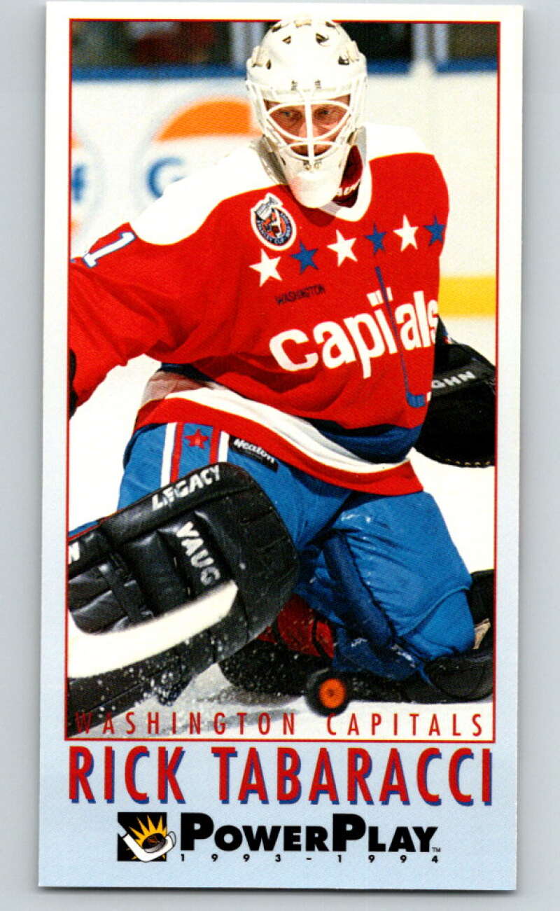1993-94 PowerPlay #267 Rick Tabaracci Washington Capitals V77945 Image 1