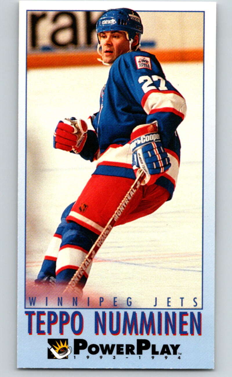 1993-94 PowerPlay #272 Teppo Numminen Winnipeg Jets V77954 Image 1