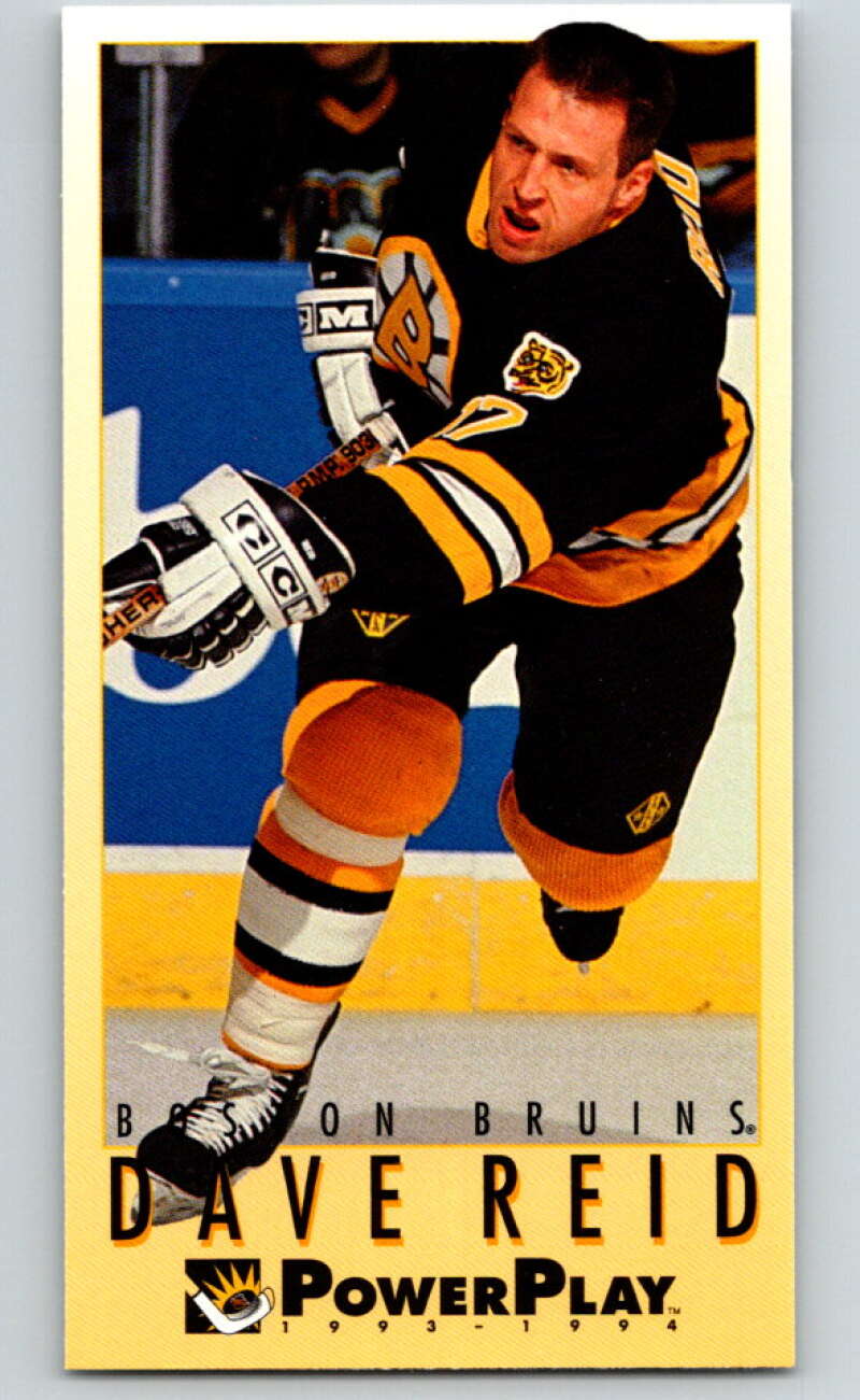 1993-94 PowerPlay #290 David Reid Boston Bruins V77981 Image 1