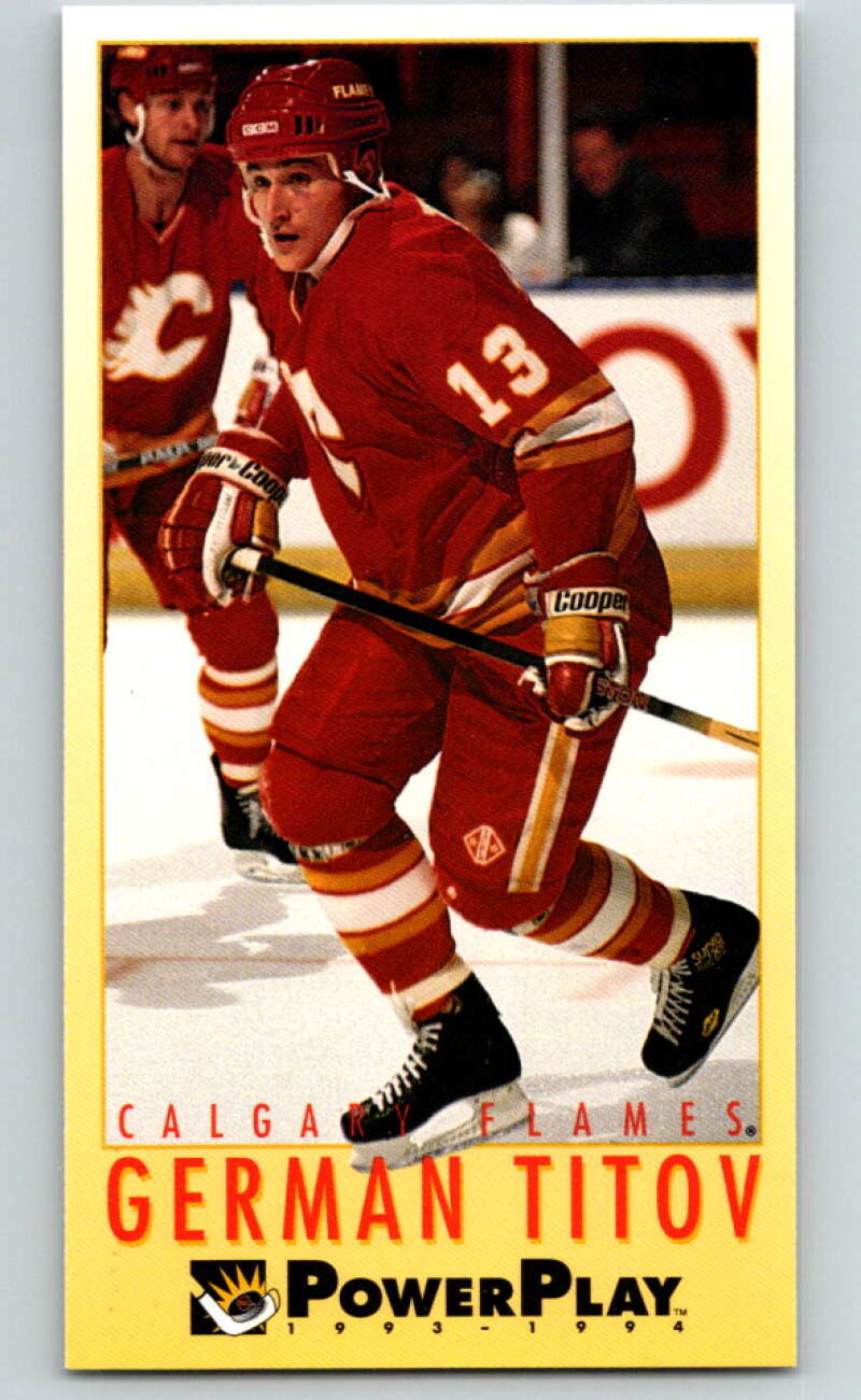 1993-94 PowerPlay #310 German Titov RC Rookie Calgary Flames V78003 Image 1