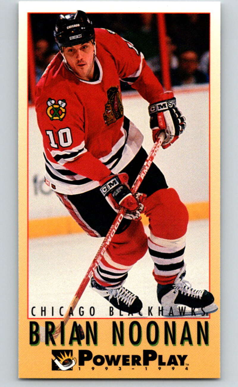 1993-94 PowerPlay #314 Brian Noonan Chicago Blackhawks V78011 Image 1