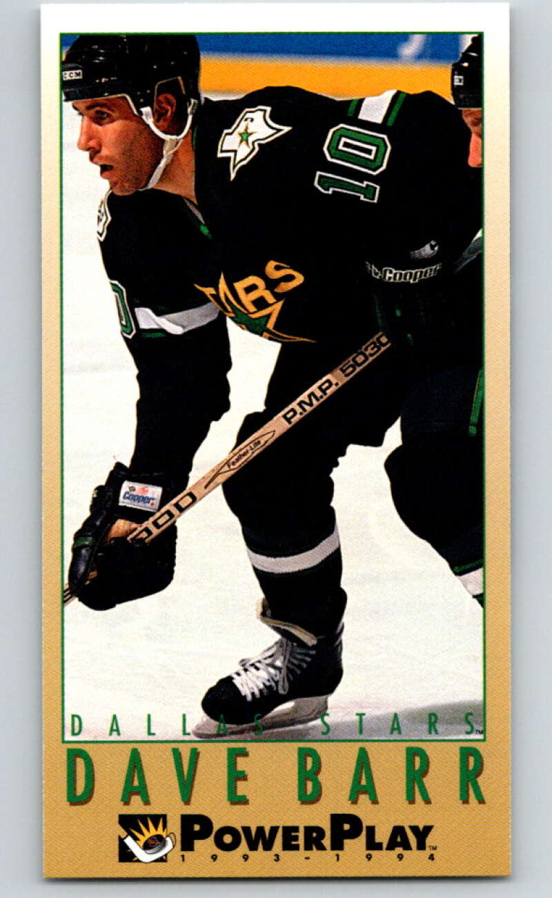 1993-94 PowerPlay #320 Dave Barr Dallas Stars V78016 Image 1