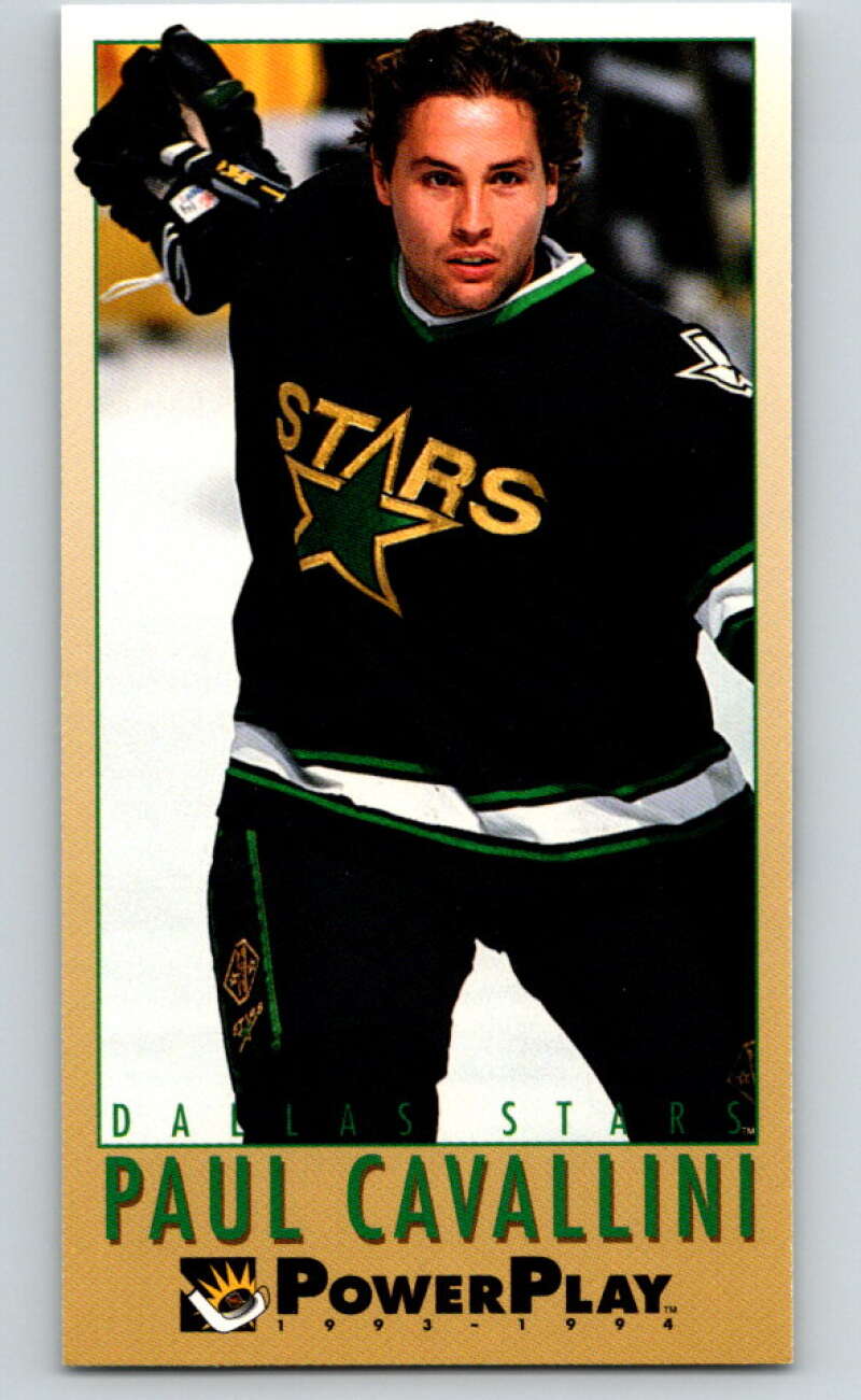 1993-94 PowerPlay #321 Paul Cavallini Dallas Stars V78018 Image 1