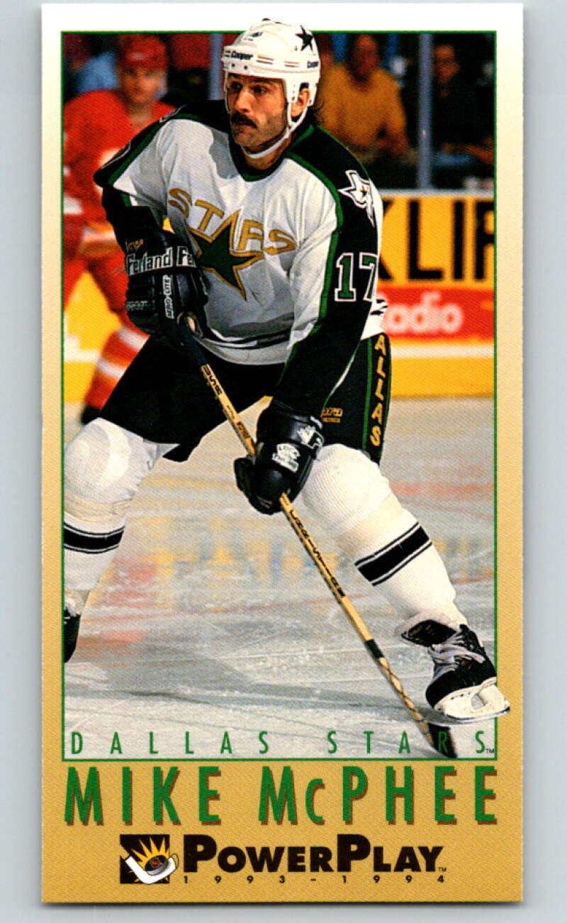 1993-94 PowerPlay #326 Mike McPhee Dallas Stars V78023 Image 1