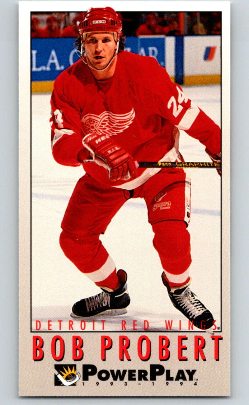 1993-94 PowerPlay #335 Bob Probert Detroit Red Wings V78033 Image 1