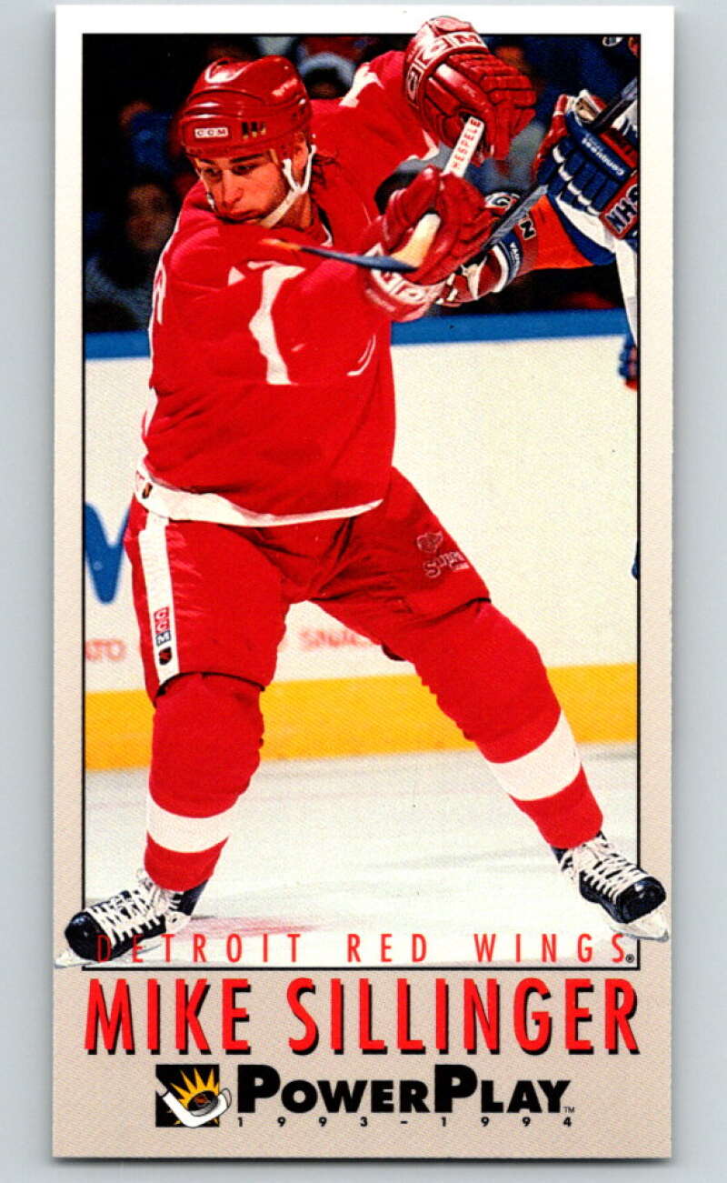 1993-94 PowerPlay #336 Mike Sillinger Detroit Red Wings V78035 Image 1