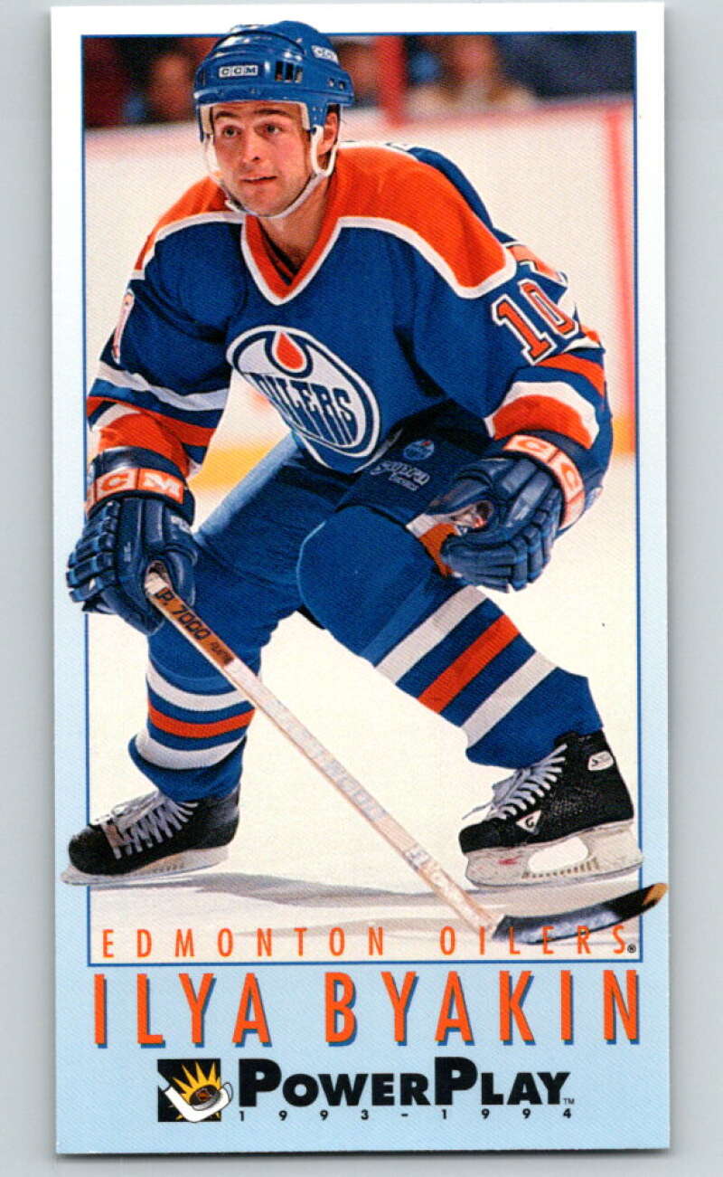 1993-94 PowerPlay #341 Ilya Byakin RC Rookie Edmonton Oilers V78037 Image 1