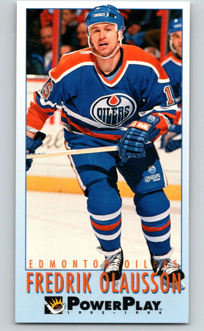 1993-94 PowerPlay #342 Fredrik Olausson Edmonton Oilers V78038 Image 1