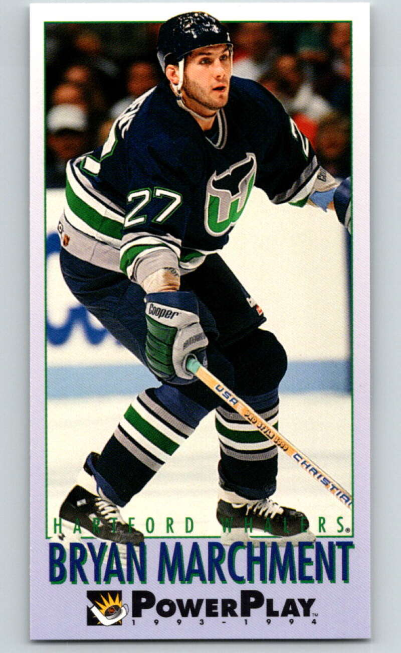 1993-94 PowerPlay #352 Bryan Marchment Hartford Whalers V78050 Image 1