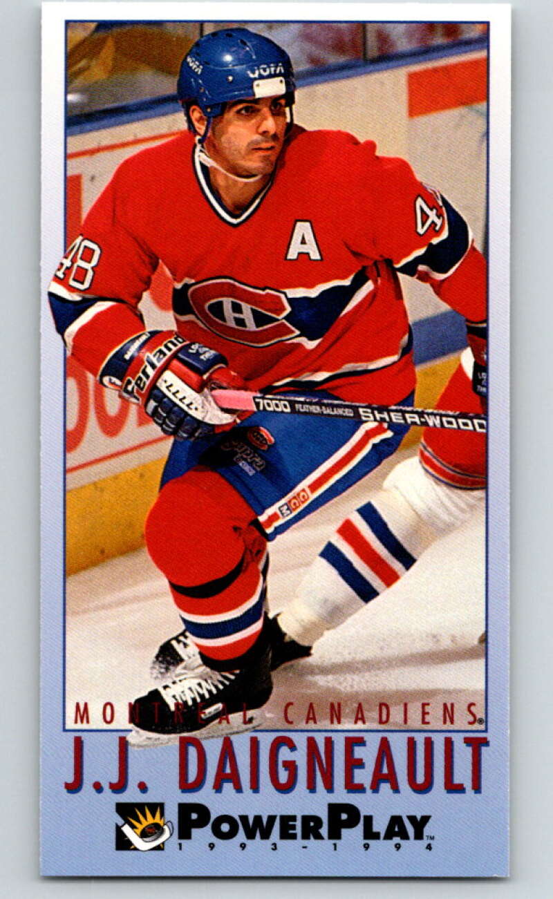 1993-94 PowerPlay #367 J.J. Daigneault Montreal Canadiens V78064 Image 1