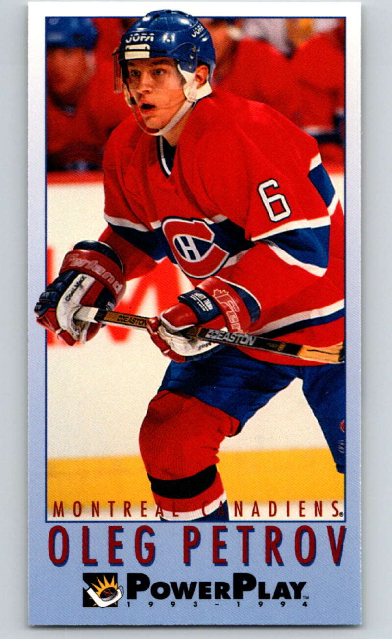 1993-94 PowerPlay #371 Oleg Petrov Montreal Canadiens V78065 Image 1