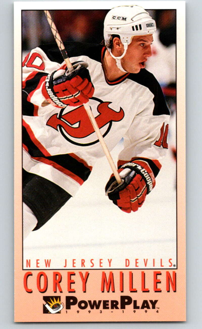 1993-94 PowerPlay #379 Corey Millen New Jersey Devils V78074 Image 1