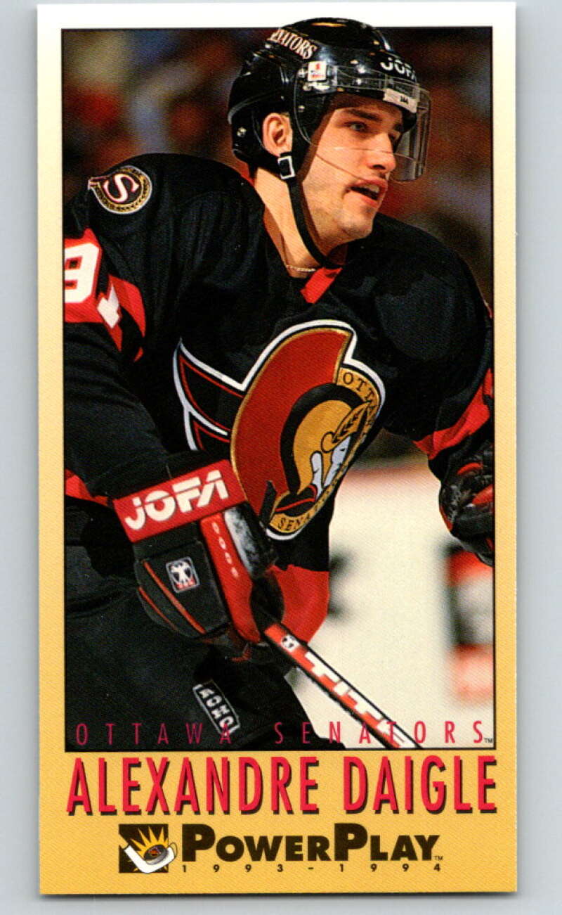 1993-94 PowerPlay #396 Alexandre Daigle Ottawa Senators V78092 Image 1