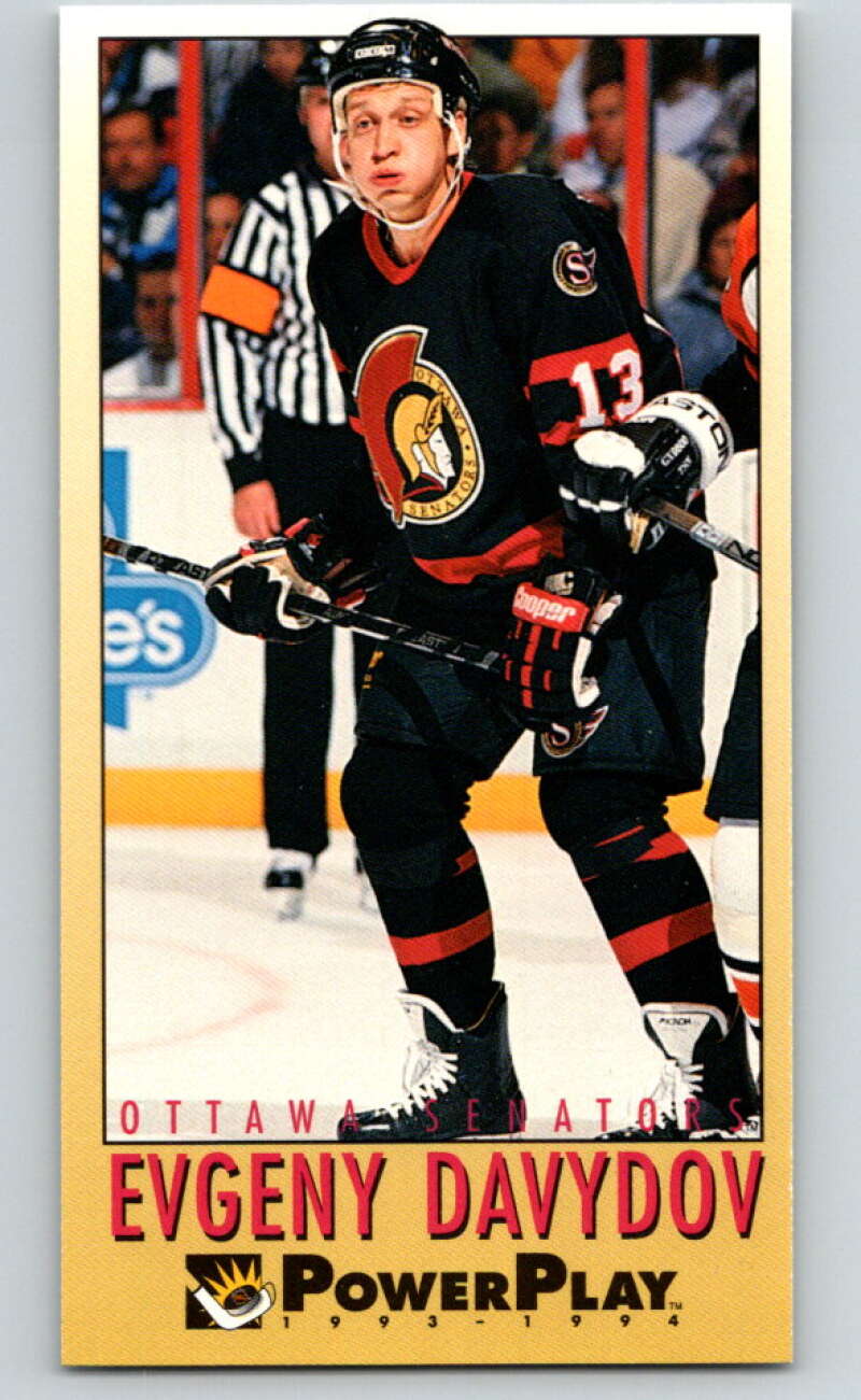 1993-94 PowerPlay #397 Evgeny Davydov Ottawa Senators V78094 Image 1