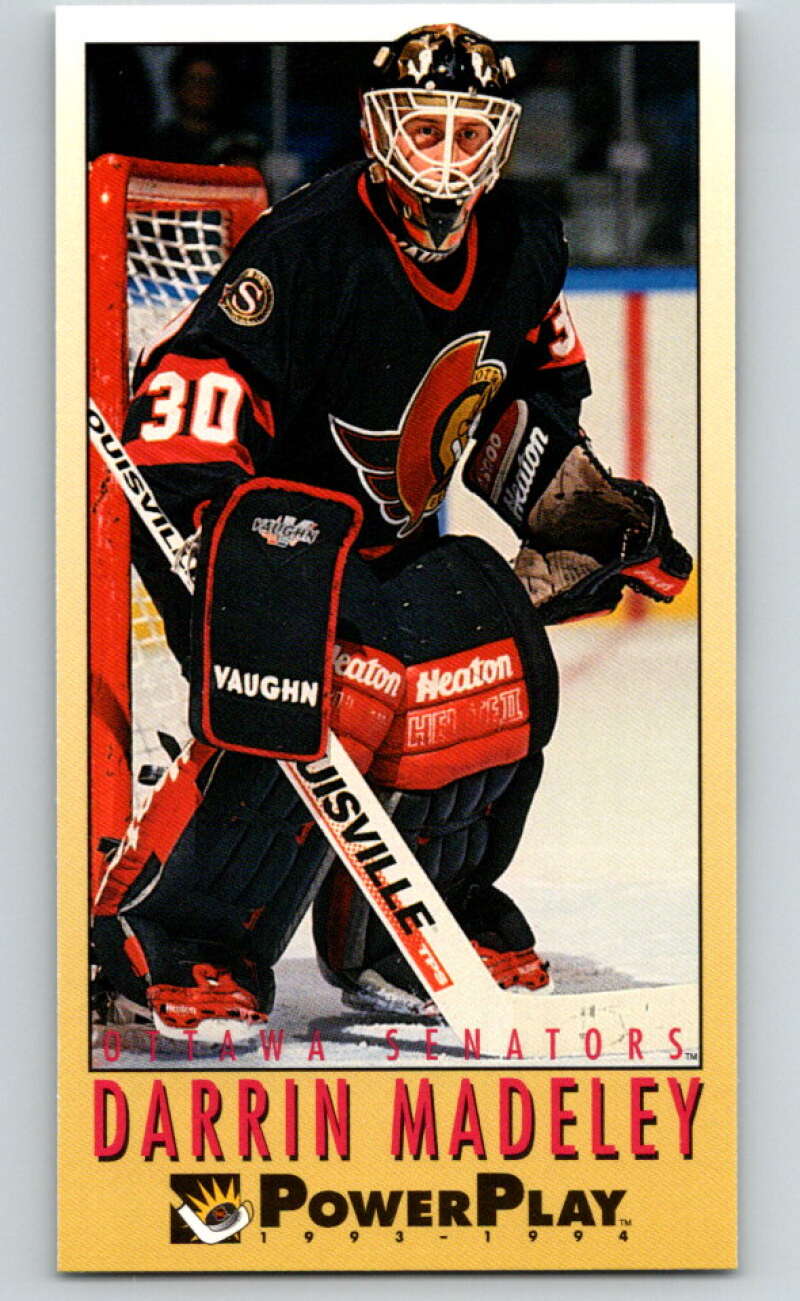 1993-94 PowerPlay #400 Darrin Madeley RC Rookie Ottawa Senators V78095 Image 1