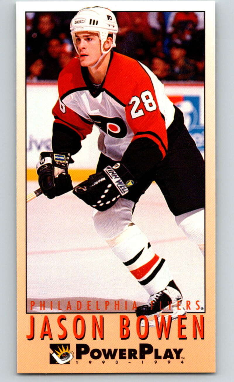 1993-94 PowerPlay #404 Jason Bowen RC Rookie Philadelphia Flyers V78097 Image 1