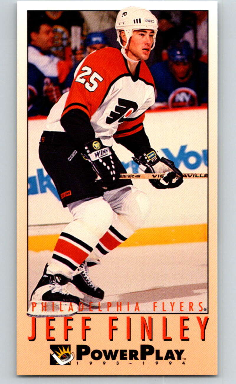 1993-94 PowerPlay #405 Jeff Finley Philadelphia Flyers V78100 Image 1