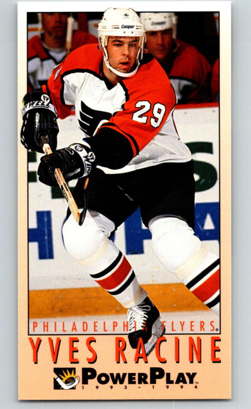 1993-94 PowerPlay #406 Yves Racine Philadelphia Flyers V78101 Image 1