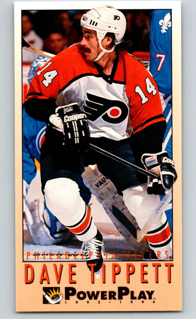 1993-94 PowerPlay #410 Dave Tippett Philadelphia Flyers V78105 Image 1