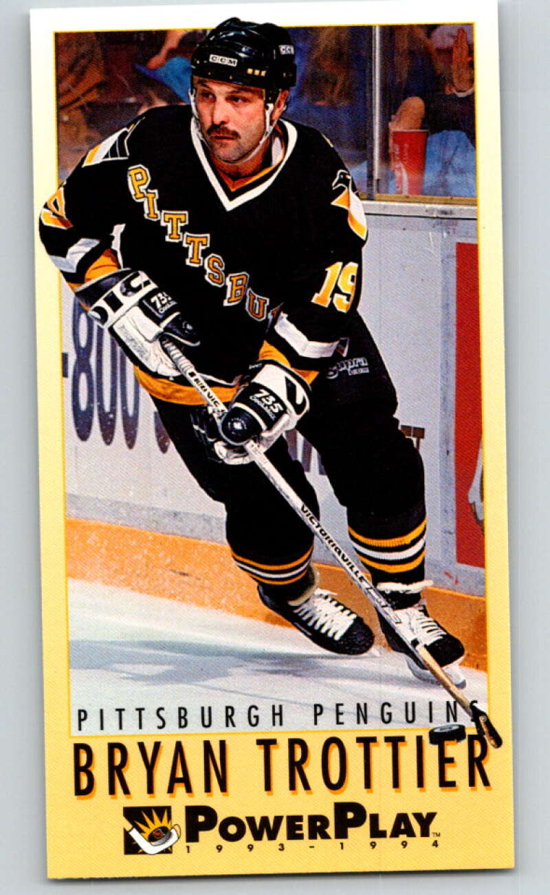 1993-94 PowerPlay #416 Bryan Trottier Pittsburgh Penguins V78110 Image 1